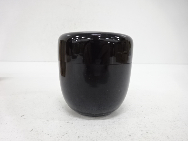  古今菁峰造　輪島塗　菊の画　棗(十二代兼中斎書付)